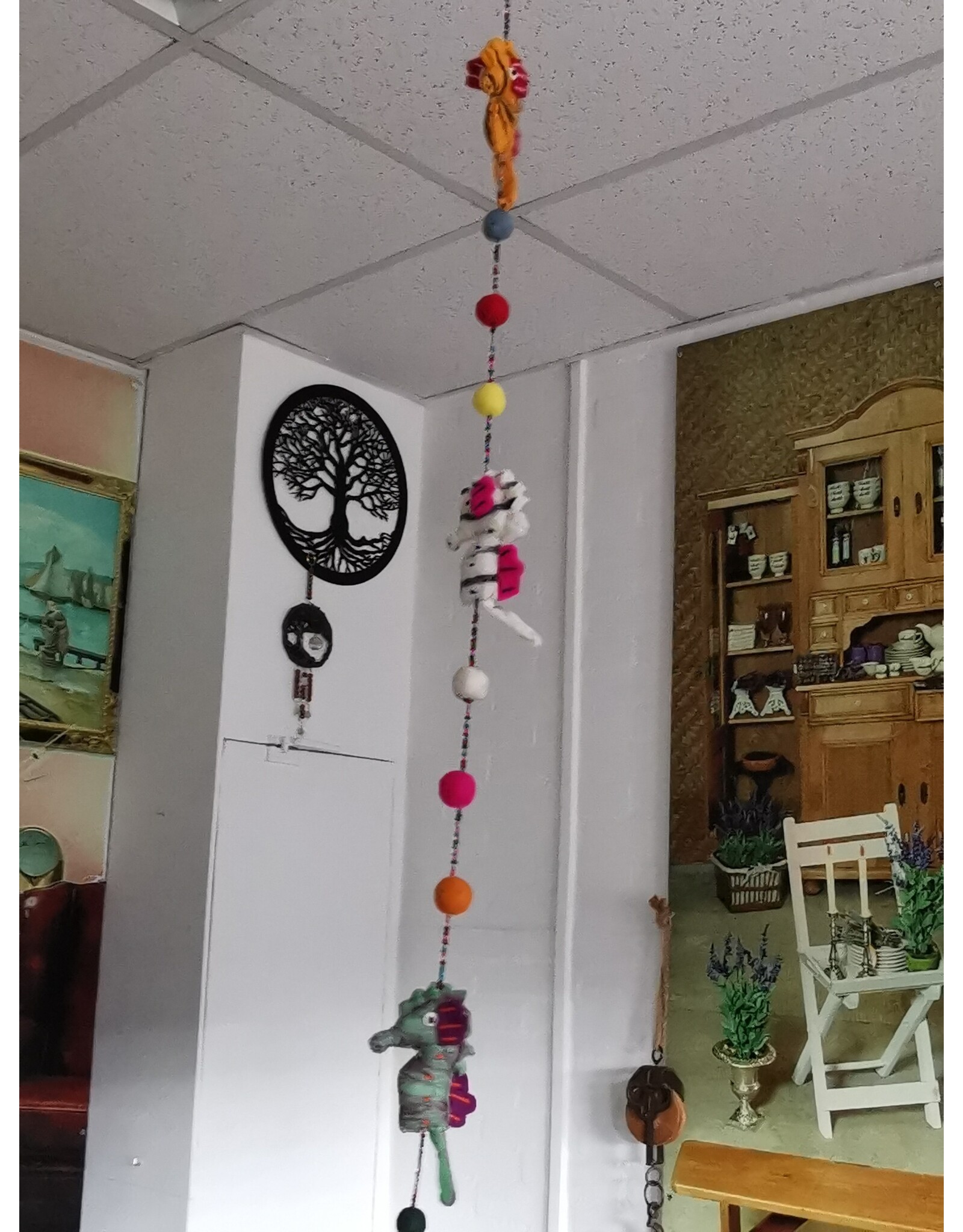 Trukado Miscellaneous - Felt Mobile Seahorses handmade, approx 100cm