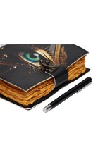 MITHD Miscellaneous - Betoverend Oog Leren Dagboek Antiek Deckle