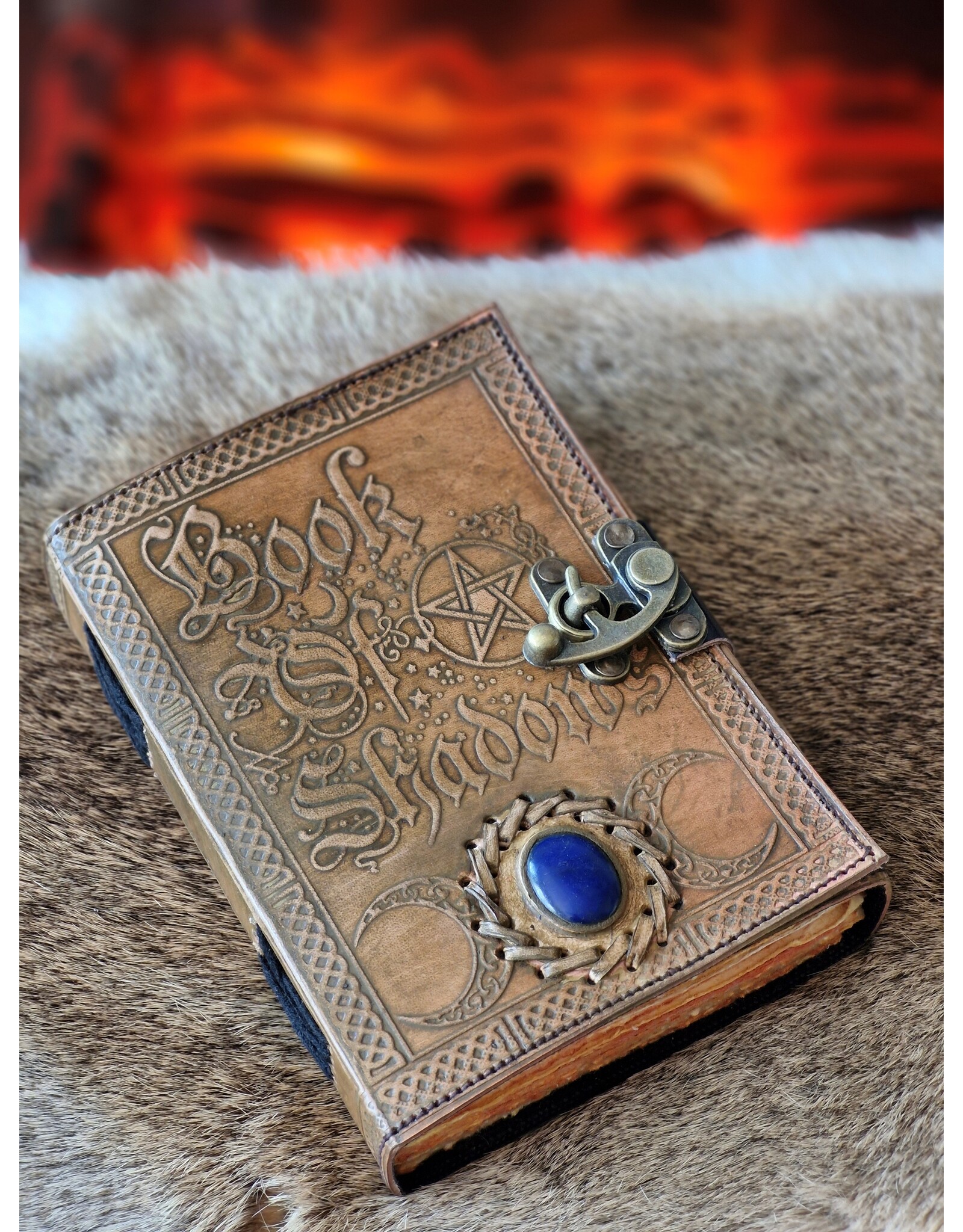 MITHD Miscellaneous - Boek der Schaduwen Leren Dagboek Antiek Deckle