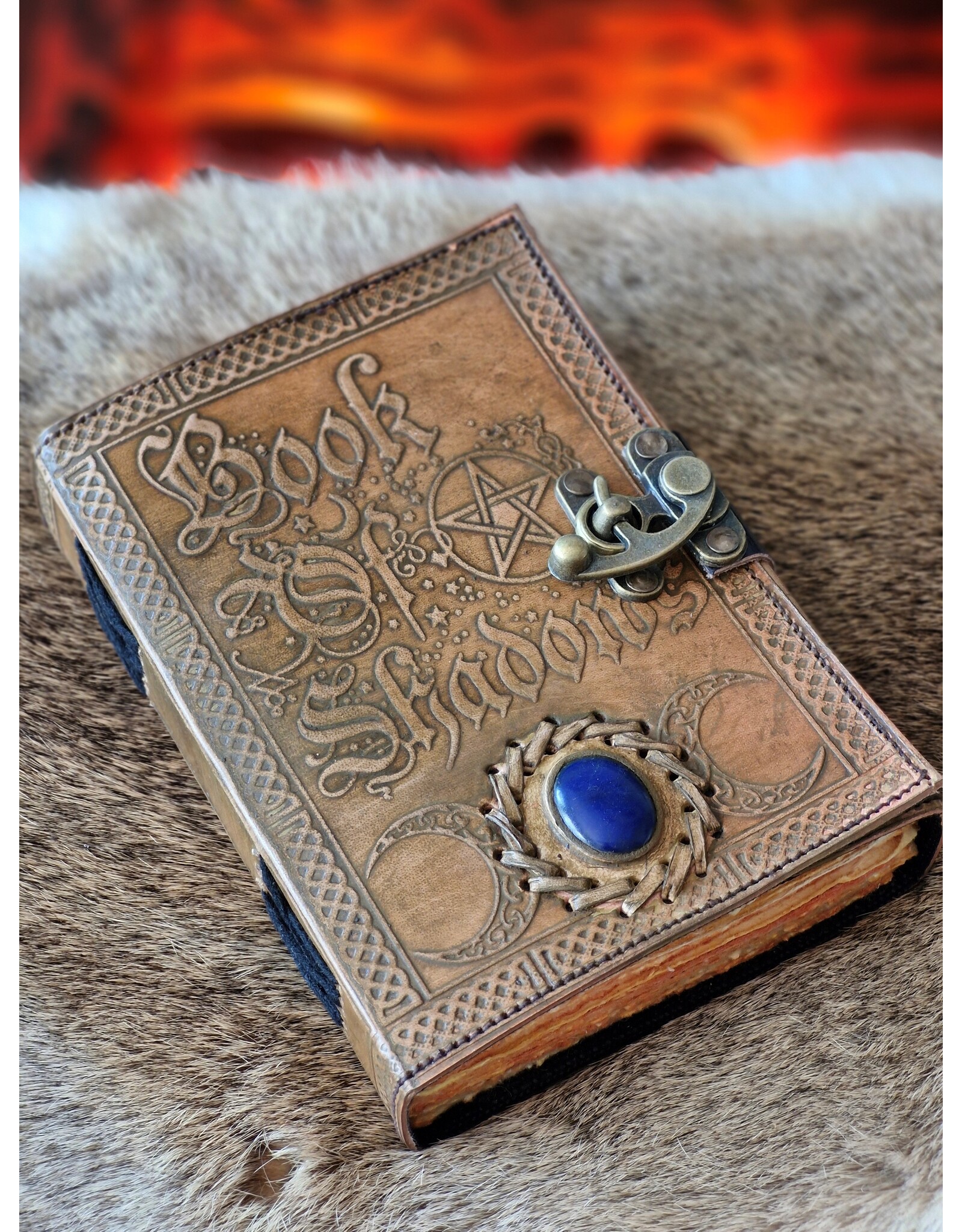 MITHD Miscellaneous - Boek der Schaduwen Leren Dagboek Antiek Deckle