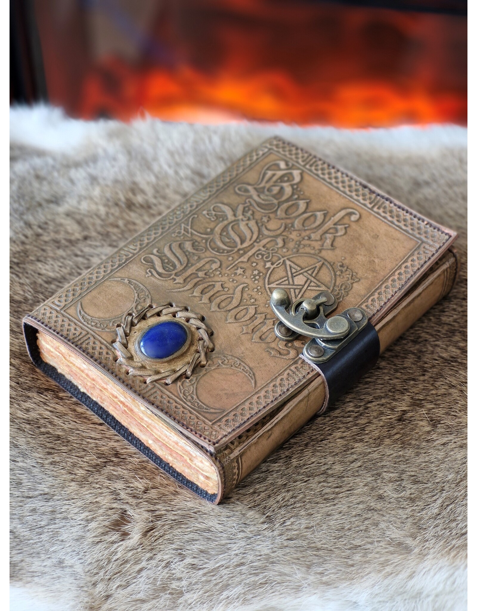 MITHD Miscellaneous - Boek der Schaduwen Leren Dagboek Antiek Deckle