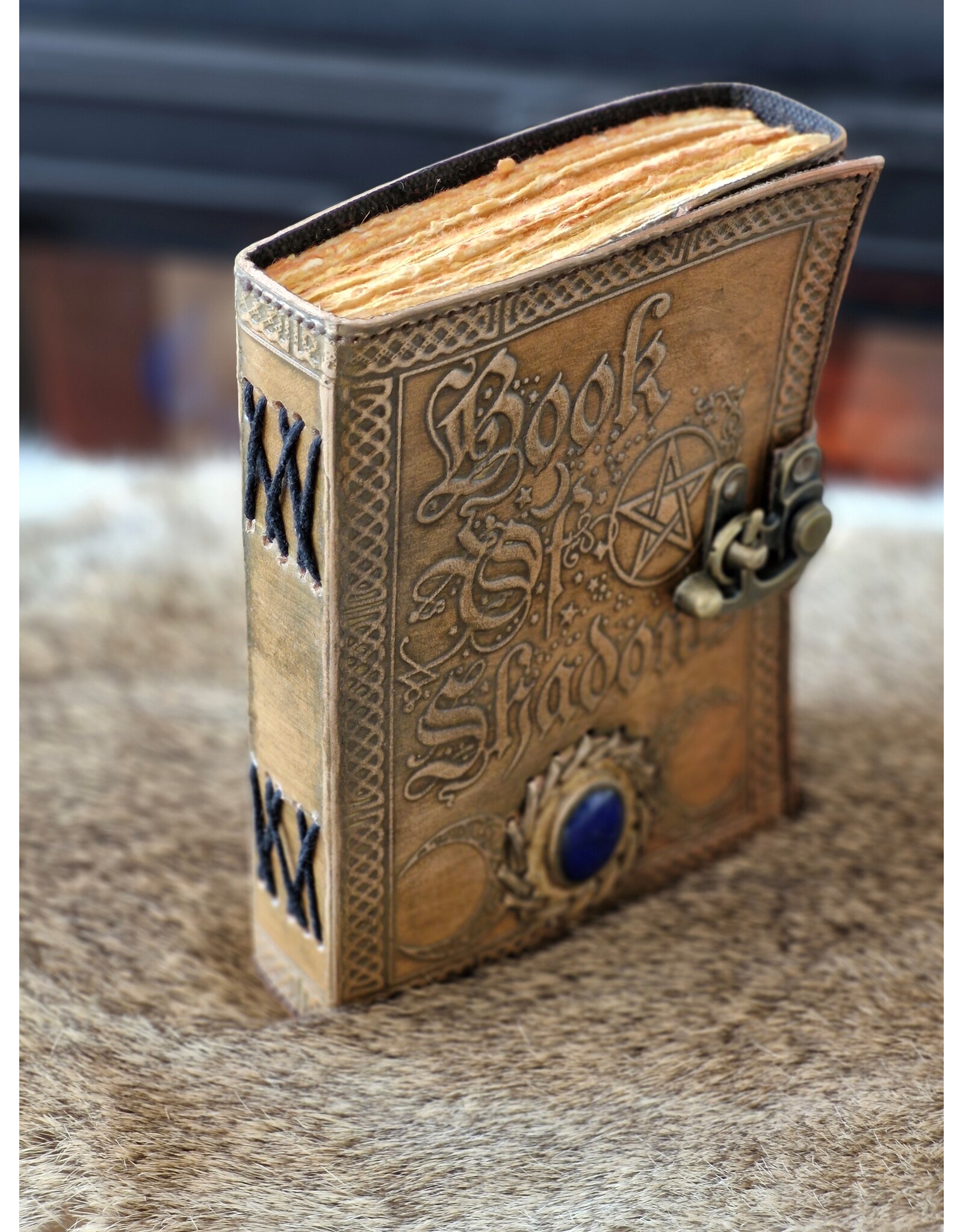 MITHD Miscellaneous - Boek der Schaduwen Leren Dagboek Antiek Deckle