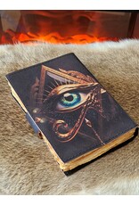 MITHD Miscellaneous - Betoverend Oog Leren Dagboek Antiek Deckle