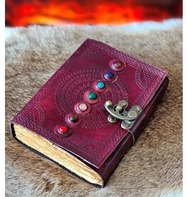 MITHD Zeven chakra's Leren Dagboek (notitieboek)