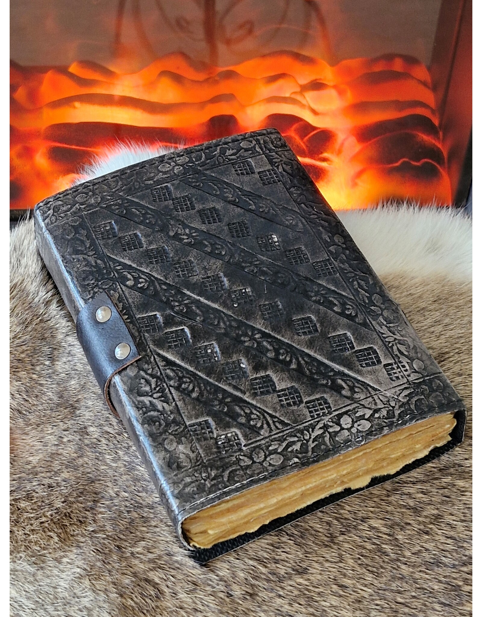 MITHD Miscellaneous - Zeven chakra's Leren Dagboek (notitieboek)