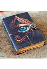 MITHD Miscellaneous - Betoverend Oog Leren Dagboek Antiek Deckle