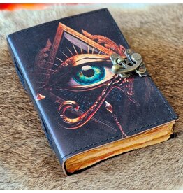 MITHD Betoverend Oog Leren Dagboek Antiek Deckle
