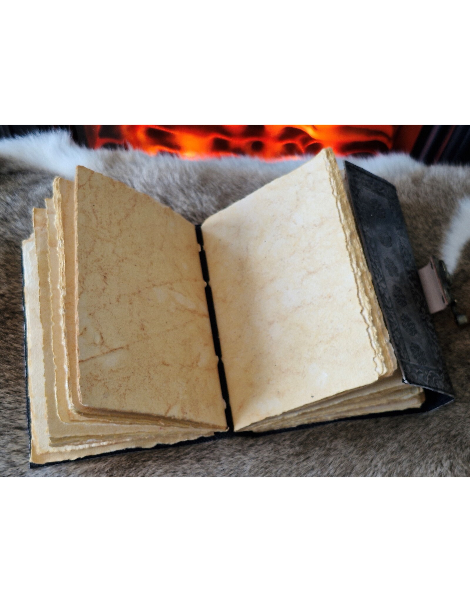MITHD Miscellaneous - Zeven chakra's Leren Dagboek (notitieboek)