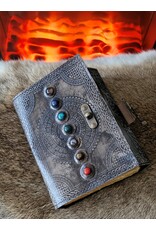 MITHD Miscellaneous - Zeven chakra's Leren Dagboek (notitieboek)