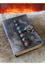 MITHD Miscellaneous - Zeven chakra's Leren Dagboek (notitieboek)