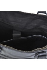 Bear Design Leather Workbags and Leather Laptop Bags - Bear Design Shoulder Bag - Laptop bag ‘Lia’ black