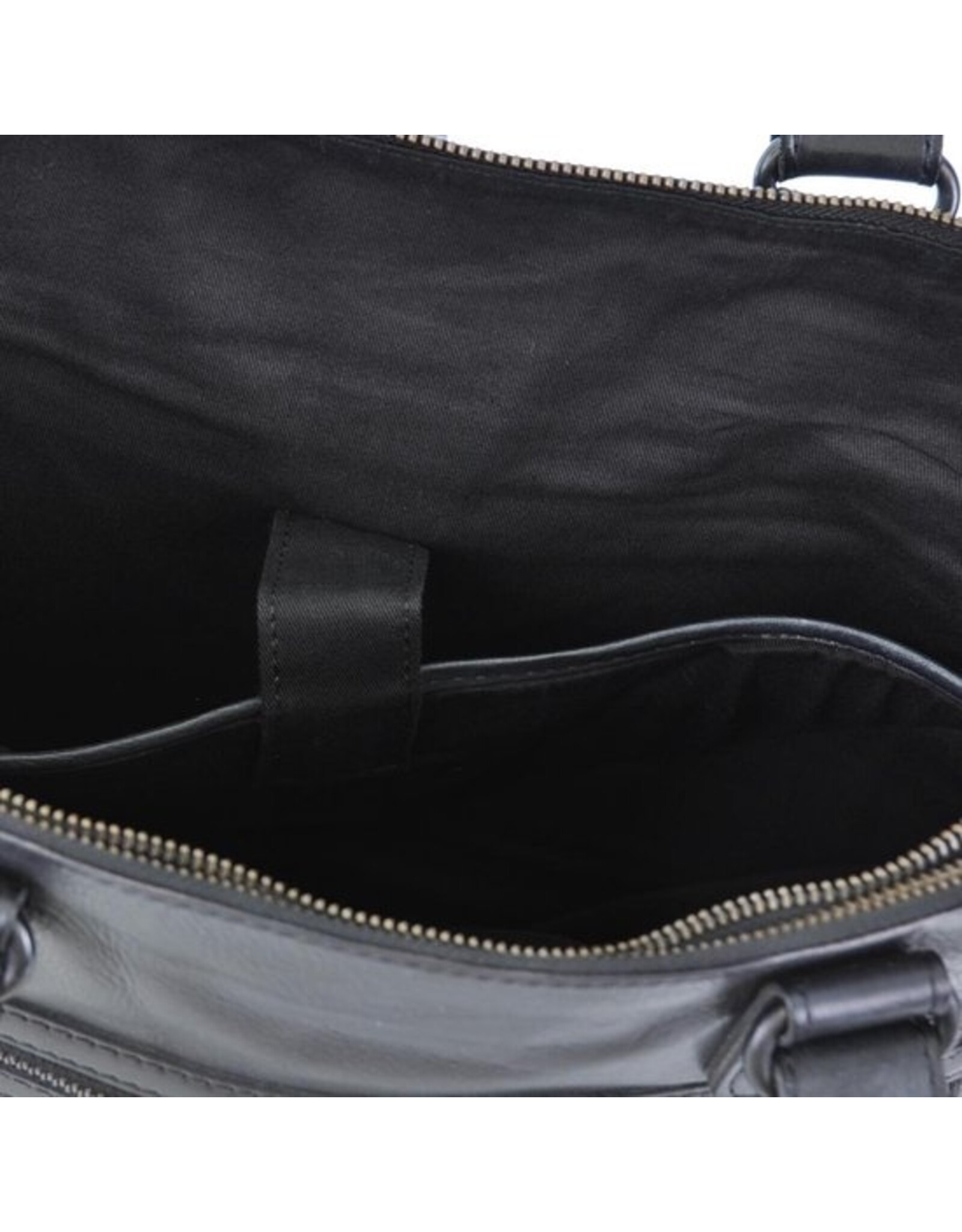 Bear Design Leather Workbags and Leather Laptop Bags - Bear Design Shoulder Bag - Laptop bag ‘Lia’ black