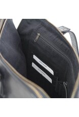 Bear Design Leather Workbags and Leather Laptop Bags - Bear Design Shoulder Bag - Laptop bag ‘Lia’ black
