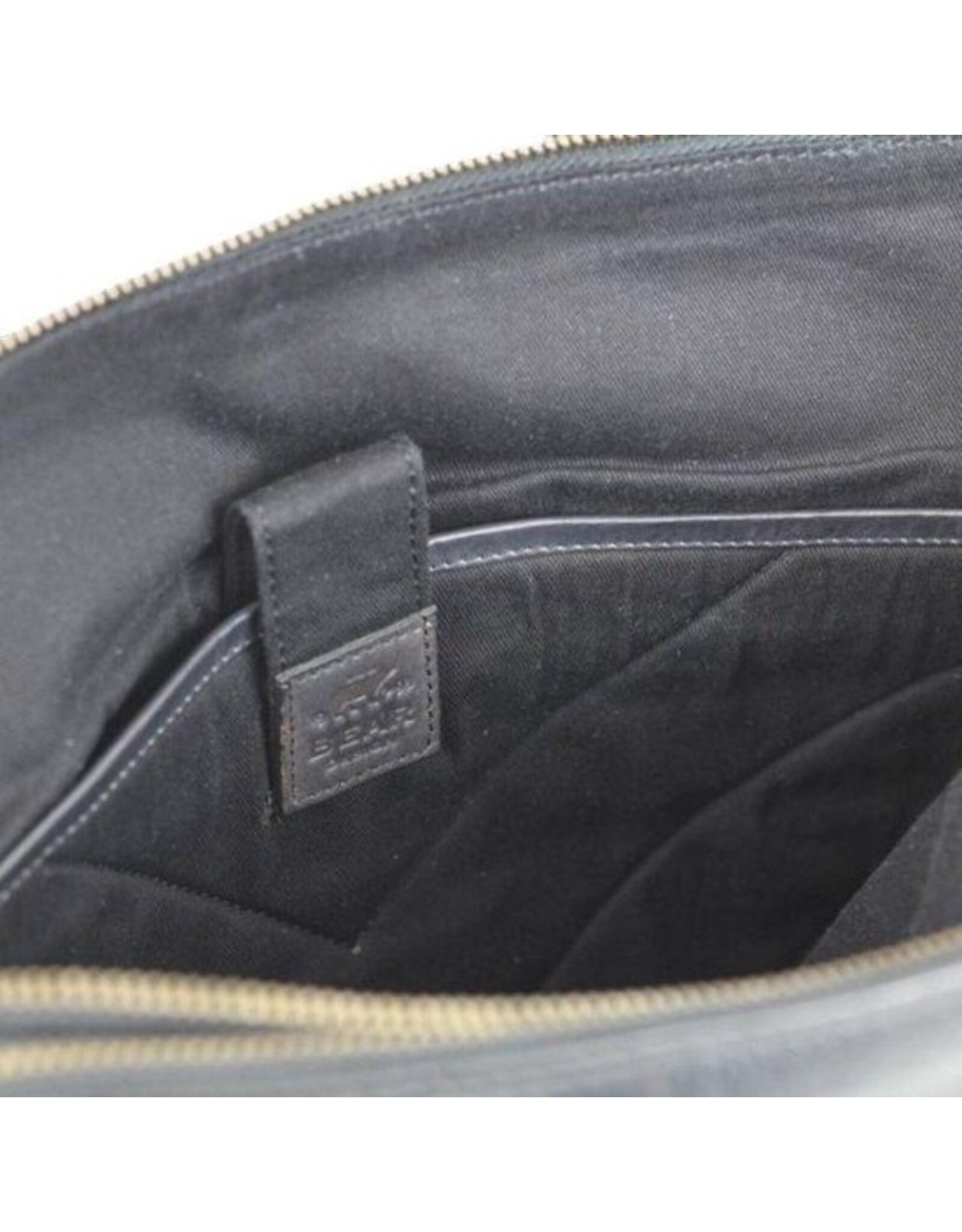 Bear Design Leather Workbags and Leather Laptop Bags - Bear Design Shoulder Bag - Laptop bag ‘Lia’ black