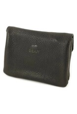 Bear Design Leather Wallets - Bear Design Mini Wallet 'Pietje' black