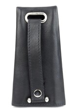 Bear Design Leren Portemonnees - Bear Design Kloksleutelhanger "Pablo" zwart