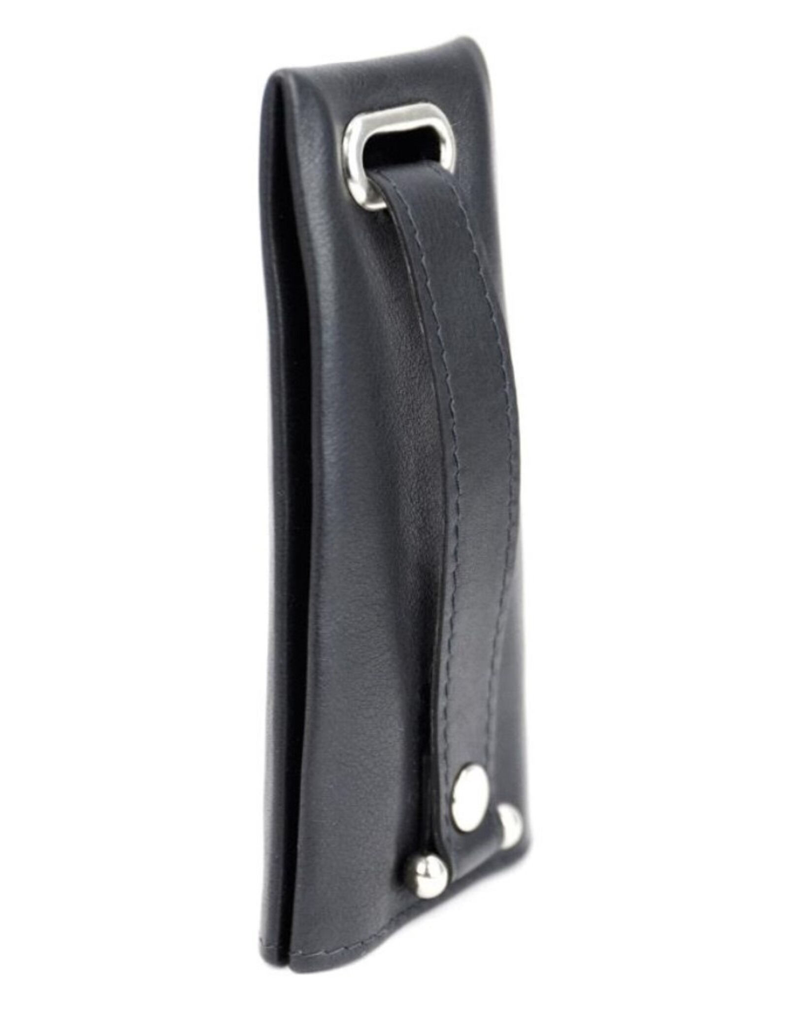 Bear Design Leren Portemonnees - Bear Design Kloksleutelhanger "Pablo" zwart