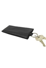 Bear Design Leather Wallets - Bear Design Key Ring  ‘Pablo’ black