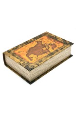 Trukado Miscellaneous - Storage book Antique look Atlas North America
