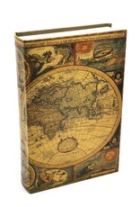 Trukado Giftware & Lifestyle - Storage box Book World Atlas large
