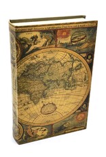 Trukado Giftware & Lifestyle - Storage box Book World Atlas large