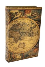 Trukado Giftware & Lifestyle - Storage box Book World Atlas large