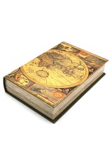 Trukado Giftware & Lifestyle - Storage box Book World Atlas large