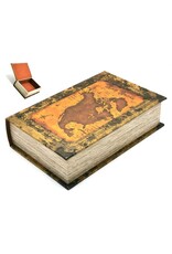 Trukado Miscellaneous - Storage book Antique look Atlas North America