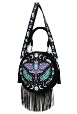 Restyle Fantasy tassen en portemonnees - Enchanted Forest Ronde tas met Magisch Borduurwerk