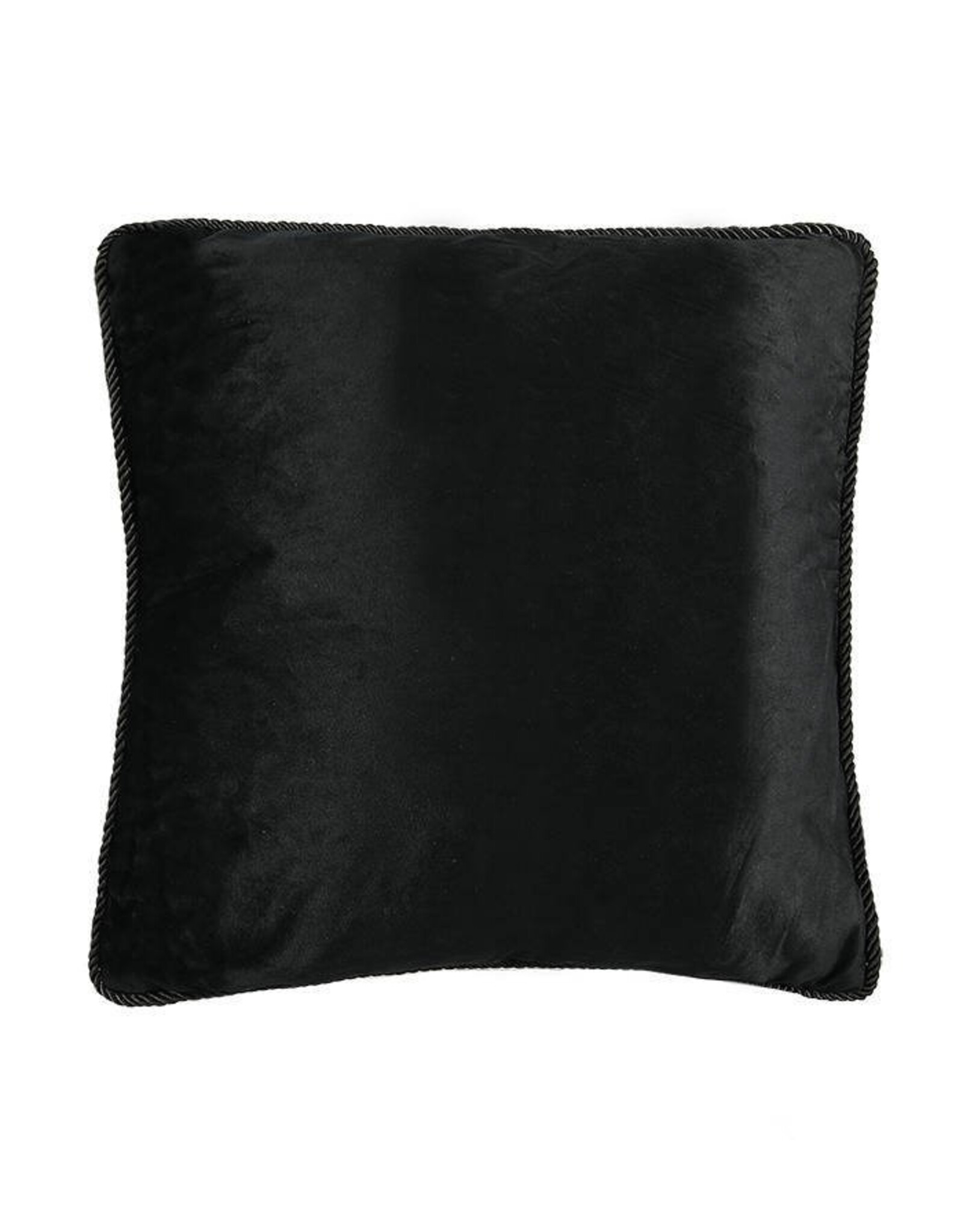 Restyle Miscellaneous - Amaris Black Velvet Pillowcase with Gothic Arches