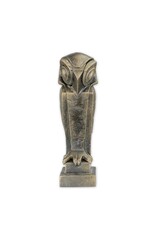 JB Giftware & Lifestyle - Gietijzeren  Uil Art Deco stijl beeldje