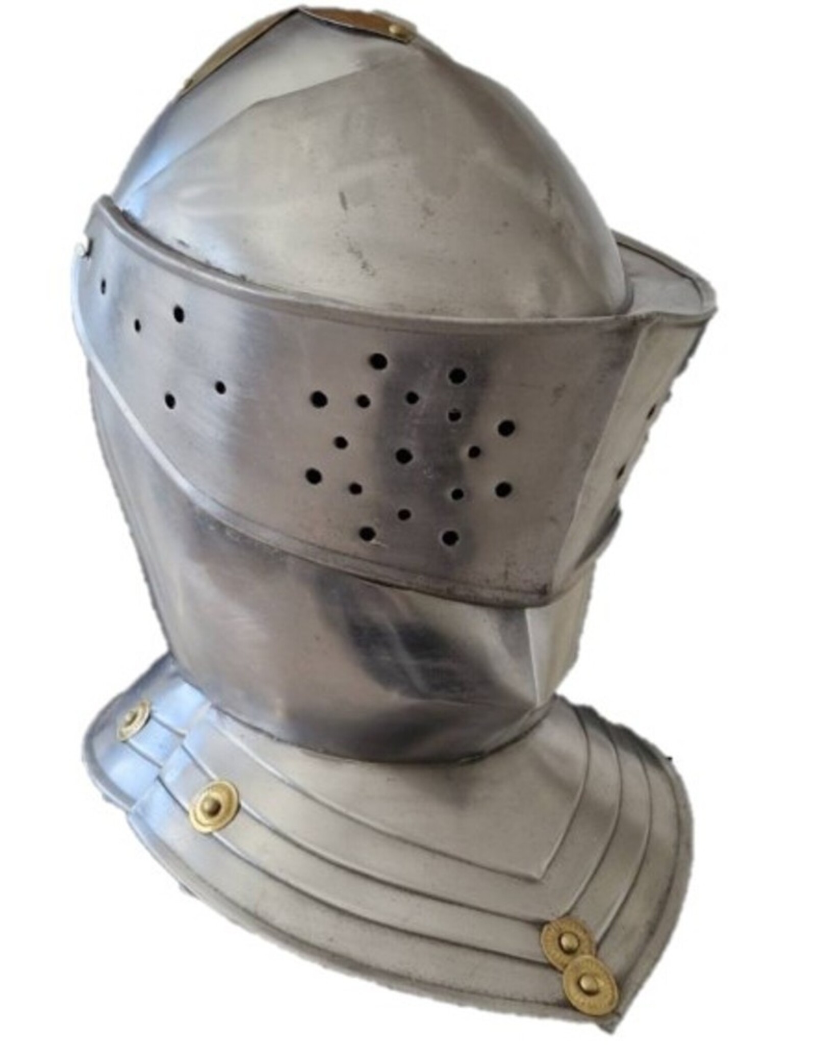 Trukado Miscellaneous - Middeleeuwse Ridderhelm Draagbare metalen replica