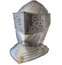 Trukado Middeleeuwse Ridderhelm Draagbare metalen replica