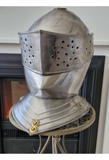 Trukado Miscellaneous - Middeleeuwse Ridderhelm Draagbare metalen replica
