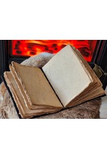 AWG Miscellaneous - Leren Notitieboek 'Maanfasen' 18x13cm
