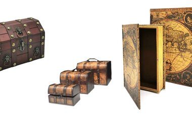 Storage books and chests