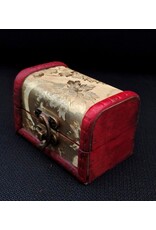 AWG Miscellaneous - Houten Koloniale Kistjes Antiek reliëf set van 2