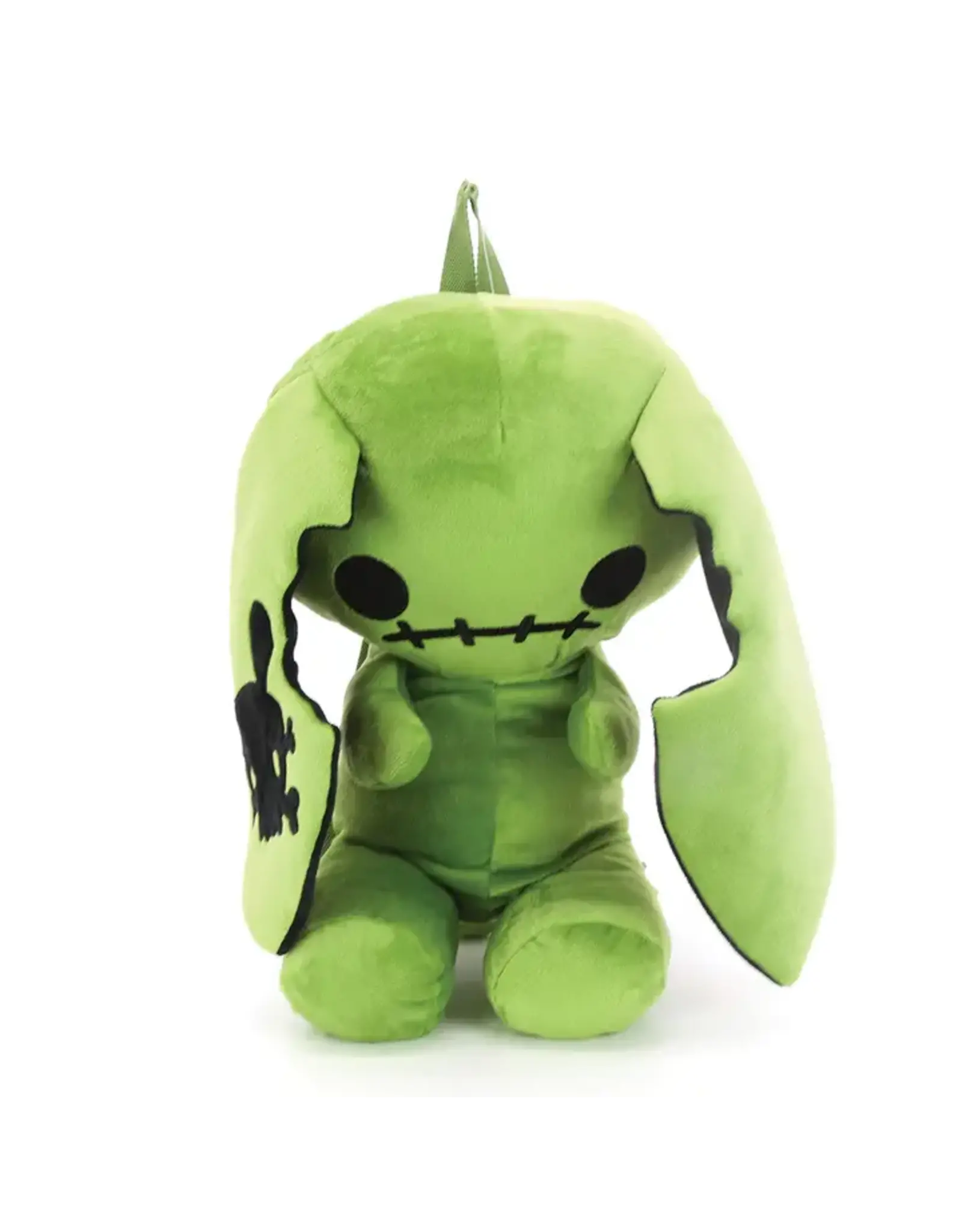 Sleepyville Critters Fantasy bags and wallets - Spookyville Critters Green Naughty Bunny Plush Backpack
