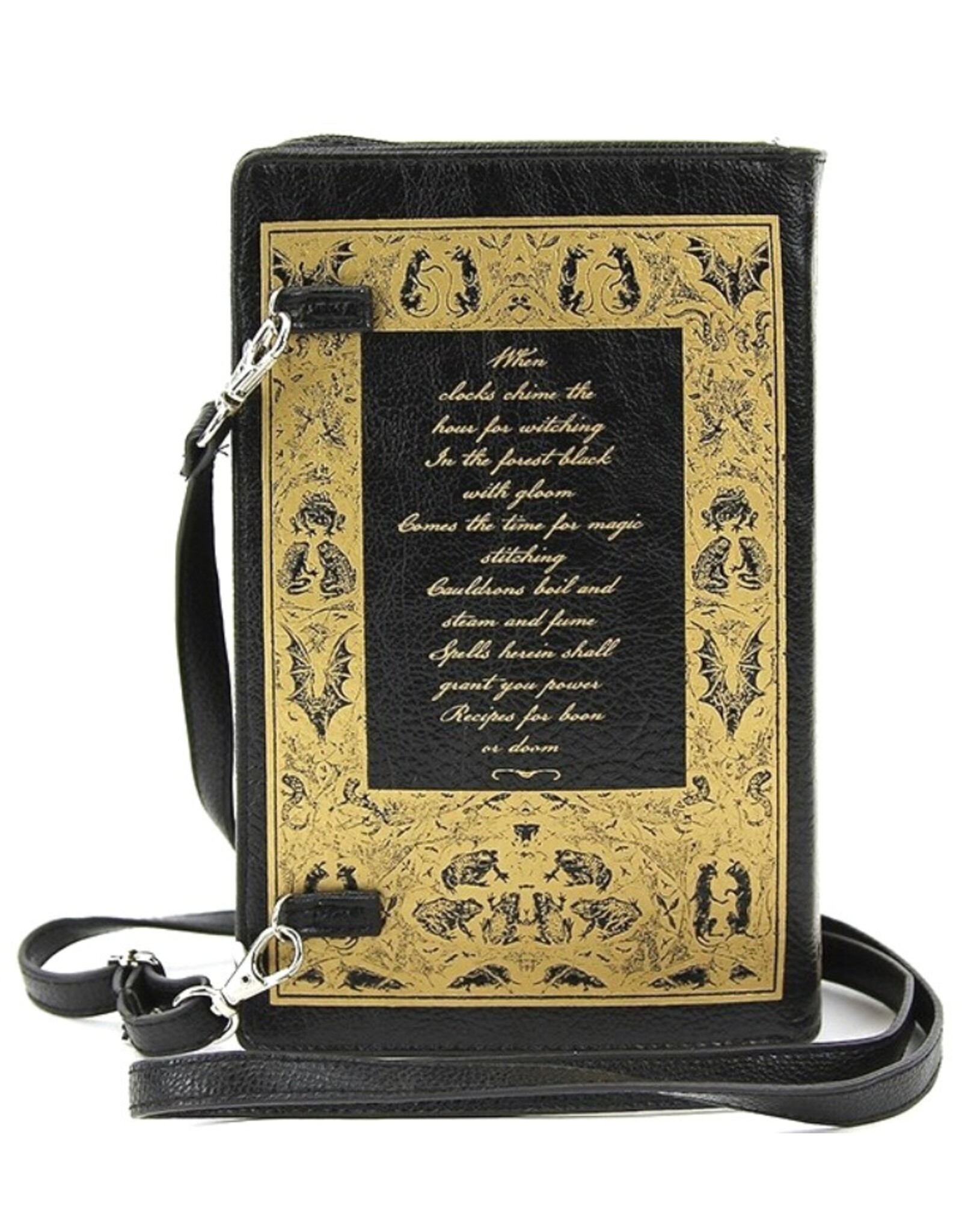 Trukado Fantasy bags and wallets - The Witches Companion Book handbag-clutch