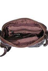 Bear Design Leren schoudertassen Leren crossbody tassen - Bear Design Schoudertasje "Karin" bruin