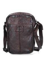 Bear Design Leather shoulderbags Leather crossbody bags - Bear Design Shoulder bag ‘Karin’ brown