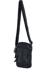 Bear Design Leren schoudertassen Leren crossbody tassen - Bear Design Schoudertasje "Karin" zwart