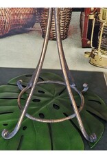 JB Miscellaneous - Tall Lantern on Legs Glass Globe with Bird