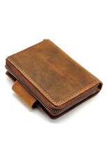 HillBurry Leren Portemonnees - HillBurry Portemonnee Uniseks Tan