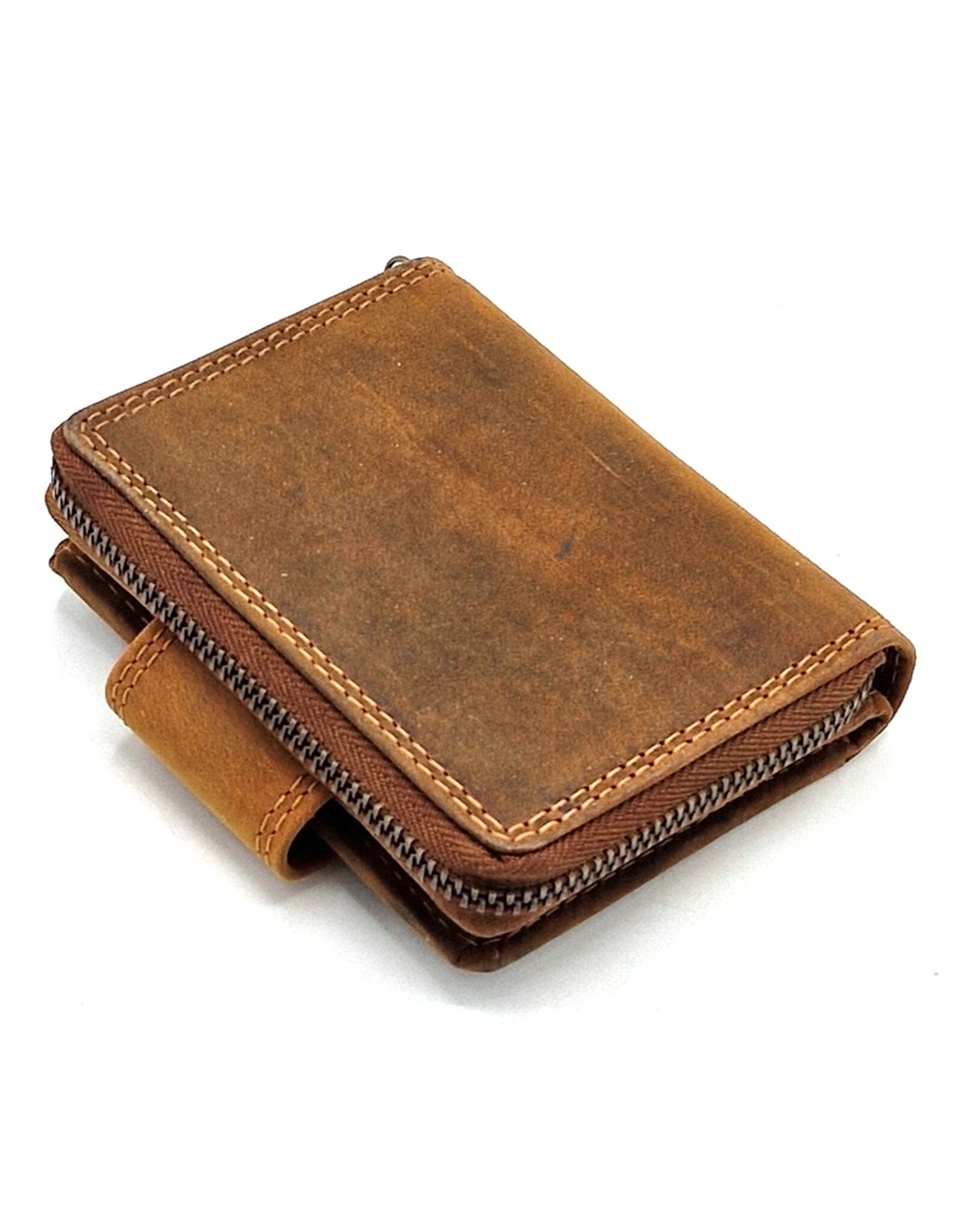HillBurry Leren Portemonnees - HillBurry Portemonnee Uniseks Tan