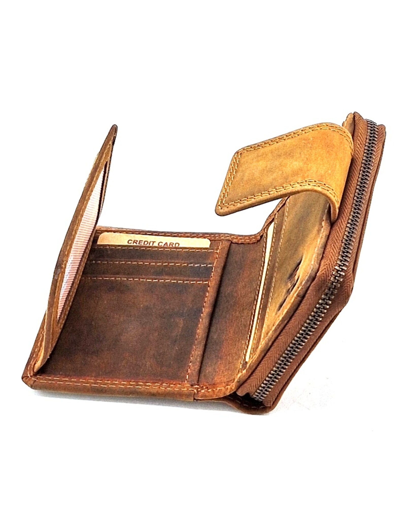 HillBurry Leather Wallets - HillBurry Wallet Unisex Brown Tan