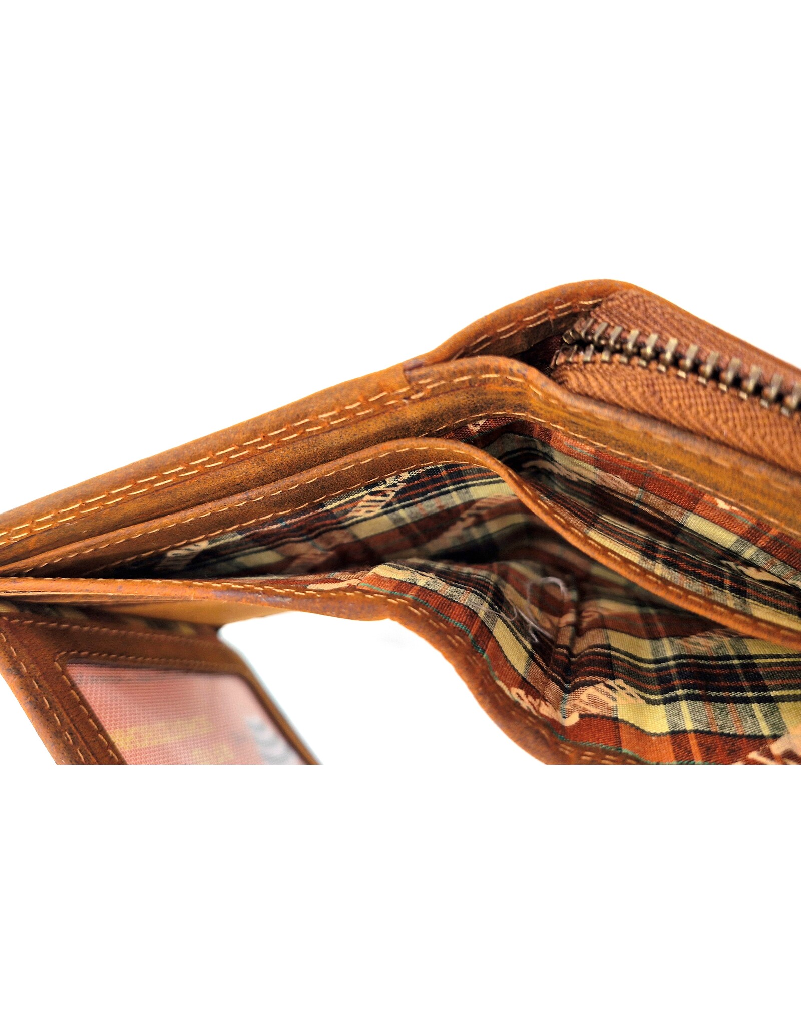 HillBurry Leren Portemonnees - HillBurry Portemonnee Uniseks Tan