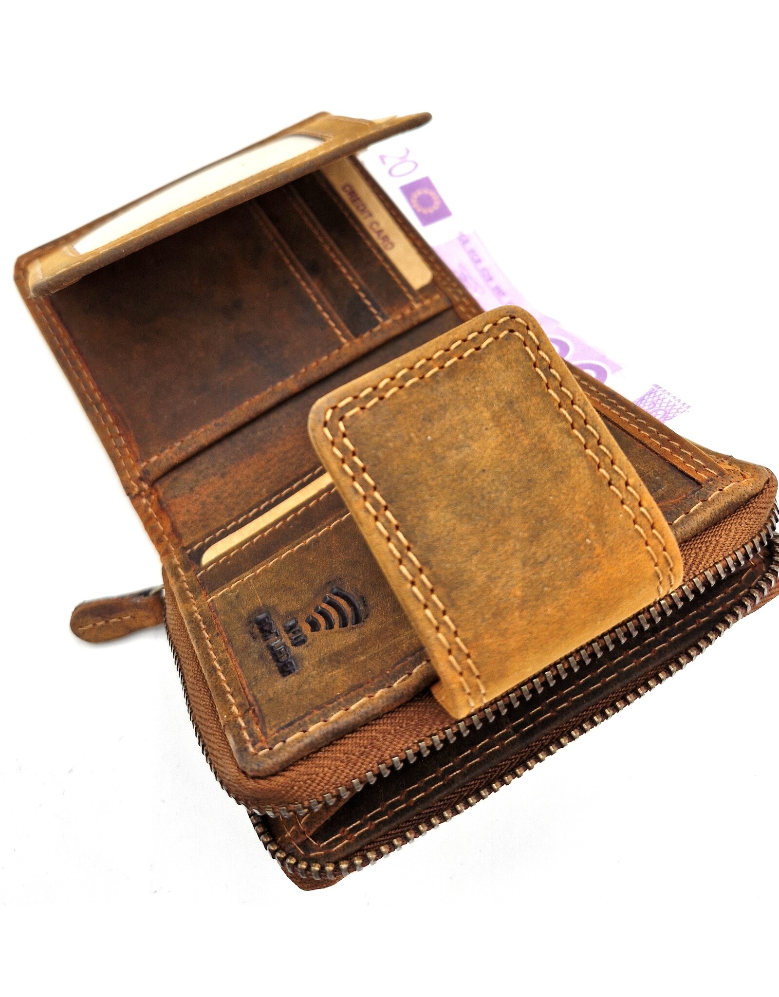 HillBurry Leather Wallets - HillBurry Wallet Unisex Brown Tan