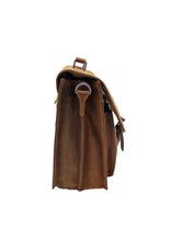 LandLeder Leather bags - Hillburry Briefcase Cambridge Hunter Leather Tan