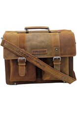 LandLeder Leather bags - Hillburry Briefcase Cambridge Hunter Leather Tan